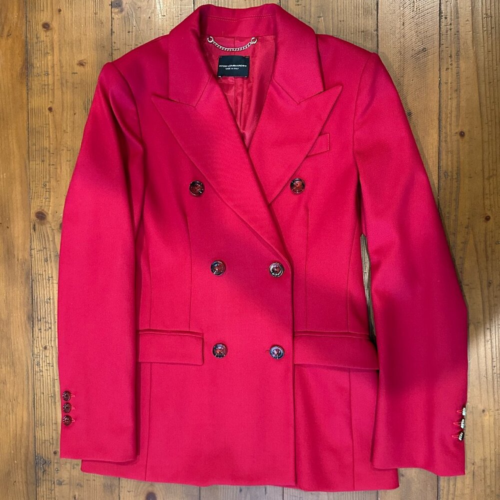 Italian Red Blazer EU44/US8